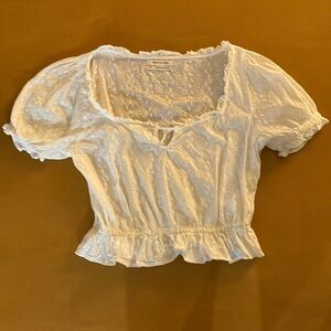 Urban Outfitters white crop top